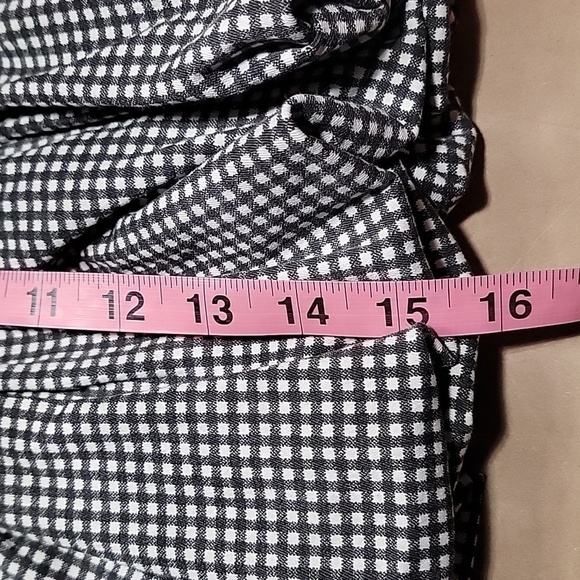 Bershka Size 4 Black and White Plaid Bubble / Balloon Mini Skirt NEW w/Tags! - Picture 8 of 11